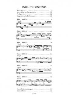 Englische Suiten BWV 806-811 von Johann Sebastian Bach 