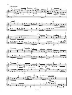 Englische Suiten BWV 806-811 von Johann Sebastian Bach 