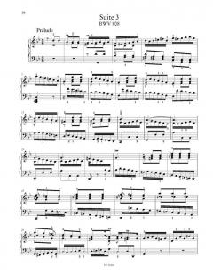 Englische Suiten BWV 806-811 von Johann Sebastian Bach 