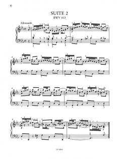 Französische Suiten BWV 812-817 von Johann Sebastian Bach 