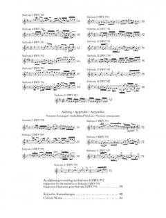 Inventionen und Sinfonien BWV 772 - 801 von Johann Sebastian Bach 