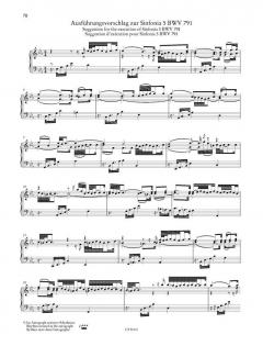 Inventionen und Sinfonien BWV 772 - 801 von Johann Sebastian Bach 