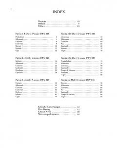 Sechs Partiten BWV 825-830 von Johann Sebastian Bach 