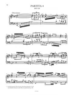 Sechs Partiten BWV 825-830 von Johann Sebastian Bach 