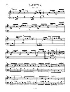 Sechs Partiten BWV 825-830 von Johann Sebastian Bach 