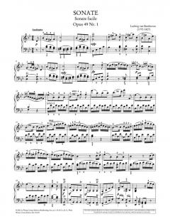 Sonaten g-Moll und G-Dur von Ludwig van Beethoven 