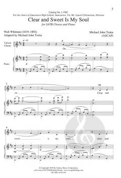 Clear and Sweet Is My Soul von Michael John Trotta 