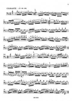 Suite II d-Moll BWV 1008 von Johann Sebastian Bach 