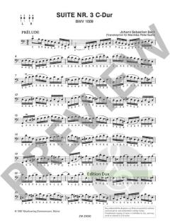 Suite III C-Dur BWV 1009 von Johann Sebastian Bach 