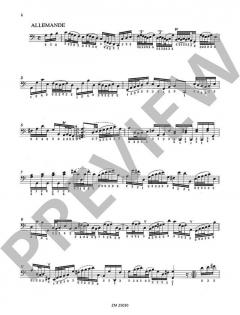 Suite III C-Dur BWV 1009 von Johann Sebastian Bach 
