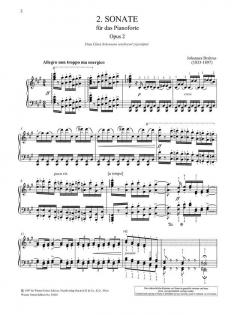 Klaviersonate fis-Moll op. 2 von Johannes Brahms im Alle Noten Shop kaufen - UT50103