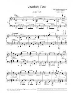 Ungarische Tänze von Johannes Brahms 