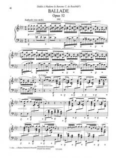 Balladen von Frédéric Chopin 