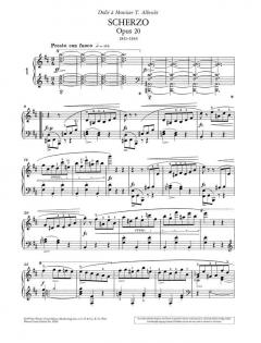 Scherzi von Frédéric Chopin 