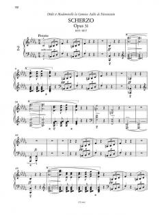 Scherzi von Frédéric Chopin 