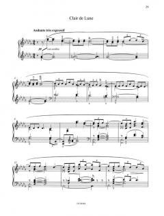 Suite bergamasque von Claude Debussy 