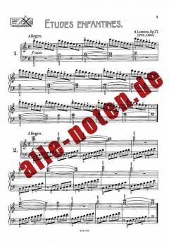 Etüden für die Jugend op.37 von Henry Lemoine 