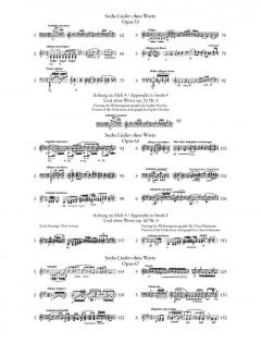 Lieder ohne Worte von Felix Mendelssohn Bartholdy 