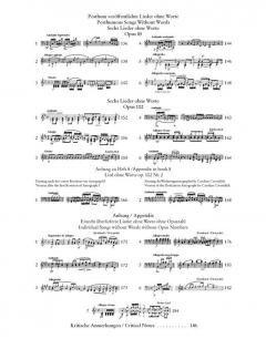 Lieder ohne Worte von Felix Mendelssohn Bartholdy 