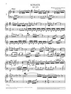 Klaviersonaten Band 1 von Wolfgang Amadeus Mozart im Alle Noten Shop kaufen - UT50226