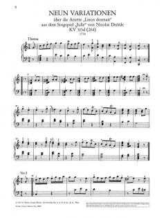 Variationen Band 2 von Wolfgang Amadeus Mozart 