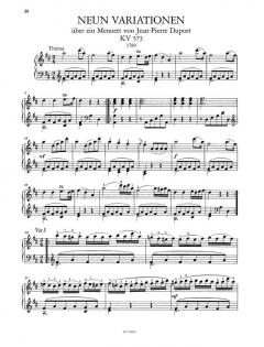 Variationen Band 2 von Wolfgang Amadeus Mozart 