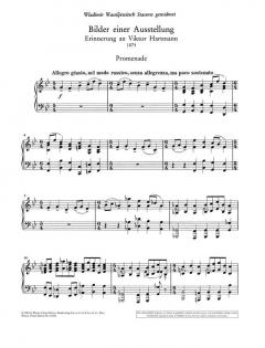 Bilder einer Ausstellung von Modest Petrowitsch Mussorgski 