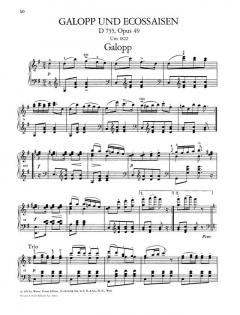 Sämtliche Tänze Band 1 von Franz Schubert 