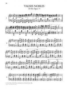 Sämtliche Tänze Band 1 von Franz Schubert 