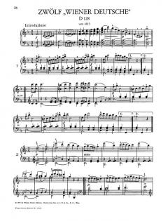 Sämtliche Tänze Band 2 von Franz Schubert 