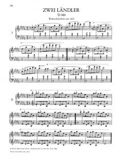 Sämtliche Tänze Band 2 von Franz Schubert 