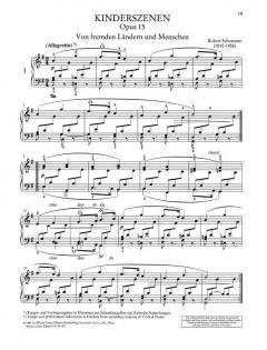 Kinderszenen op. 15 von Robert Schumann 