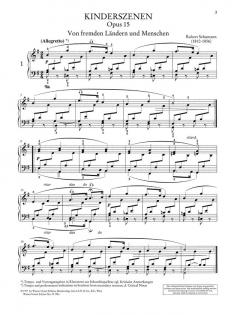 Kinderszenen op. 15 von Robert Schumann 