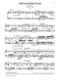 Ausgewählte Klaviermusik von Arnold Schönberg im Alle Noten Shop kaufen