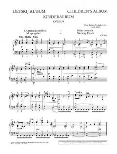 Kinderalbum op. 39 von Pjotr Iljitsch Tschaikowski 