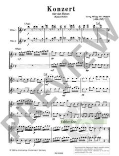 Konzert F-Dur von Georg Philipp Telemann 