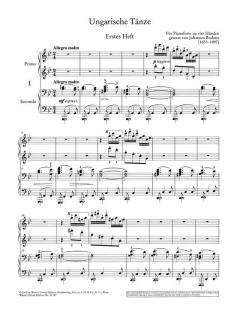 Ungarische Tänze von Johannes Brahms 