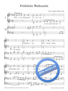 Morgen Kinder... Weihnachtslieder von Johann Egon Fink für Klavier zu 4 Händen im Alle Noten Shop kaufen