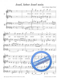 Morgen Kinder... Weihnachtslieder von Johann Egon Fink für Klavier zu 4 Händen im Alle Noten Shop kaufen