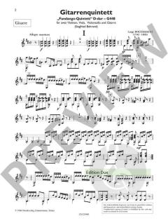 Erstes Quintett ”Fandango“ D-Dur (Luigi Boccherini) 