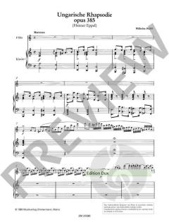 Ungarische Rhapsodie op. 385 von Wilhelm Popp 