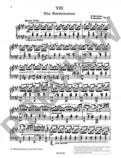 Vergessene Weisen op. 38/8 von Nikolai Medtner 