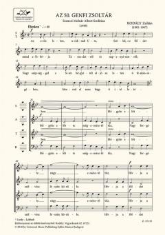 Geneva Psalm 50 von Zoltan Kodaly 