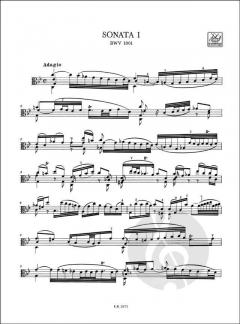 6 Sonate E Partite BWV 1001 - 1006 von Johann Sebastian Bach 