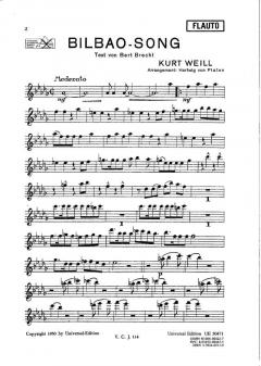 Bilbao-Song von Kurt Weill 