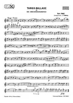 Tango-Ballade und Kanonen-Song von Kurt Weill 