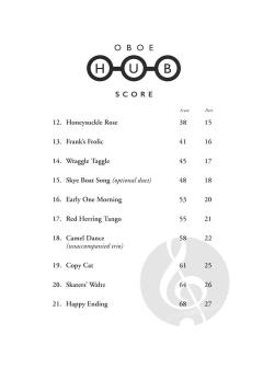 Oboe Hub von Sarah Watts im Alle Noten Shop kaufen