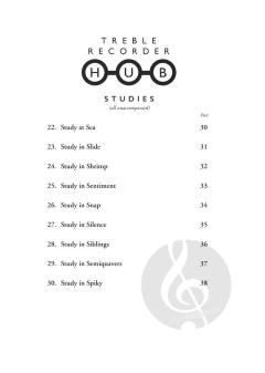 Treble Recorder Hub von Sarah Watts 