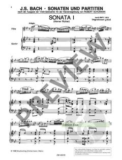 Sonaten und Partiten BWV 1001/1002 Heft 1 von Johann Sebastian Bach 