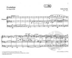 Praeludium aus: Pange Lingua von Zoltan Kodaly 